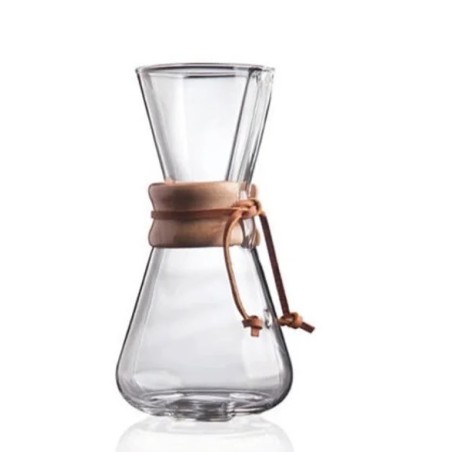Cafetière Chemex 1 à 3 tasses-café  filtre artisanal & design élégant